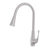 Novatto Single Lever Pull-down Kitchen Faucet, Brushed Nickel Finish NKF-H24BN